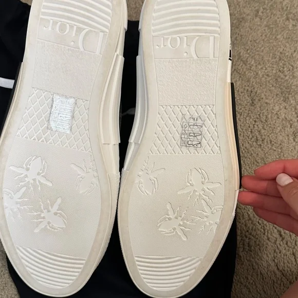 DIOR Men's B23 High-Top Sneakers CD Diamond Coated Canvas - Picture 8 of 9